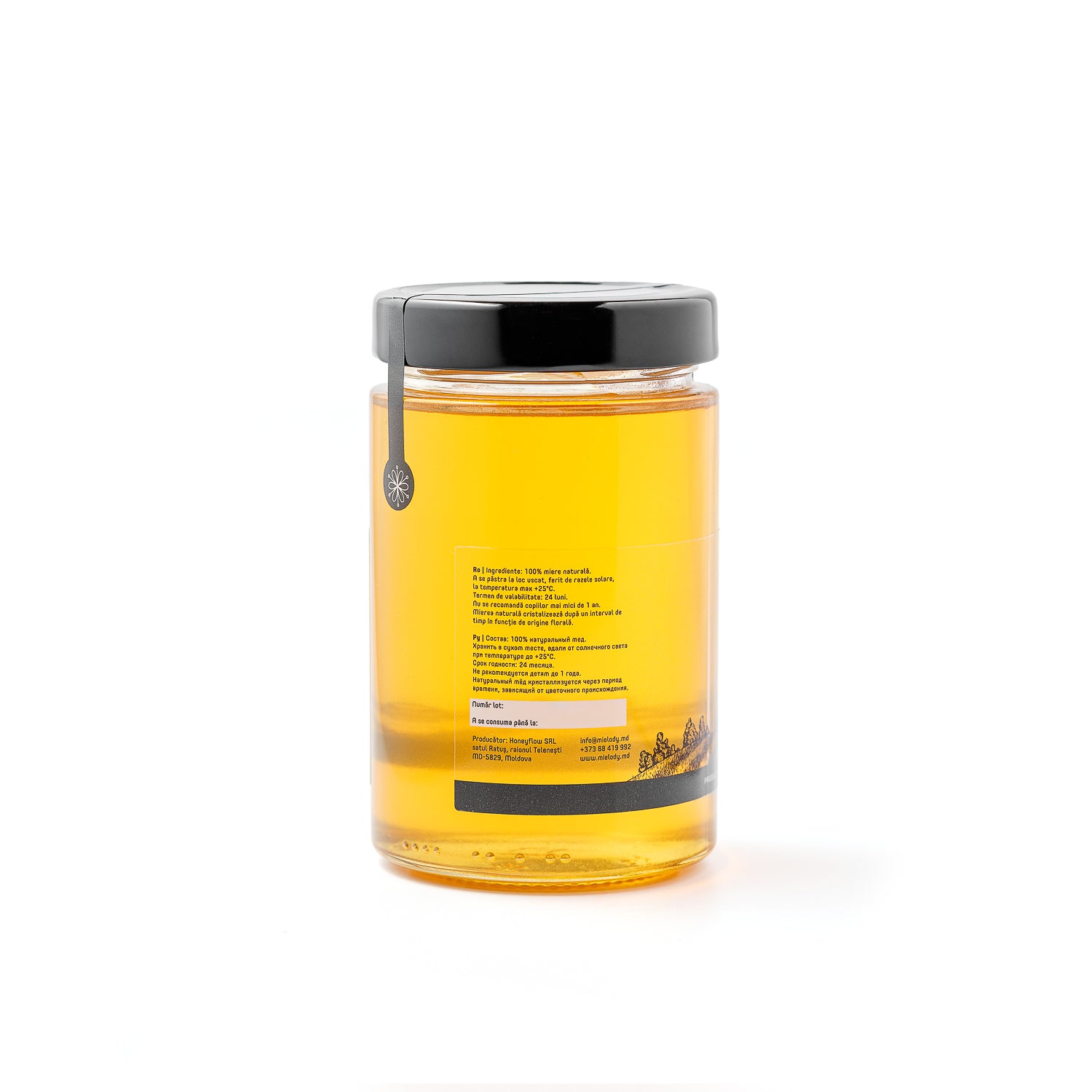 Borcan Miere Tei Mielody 500 g spate